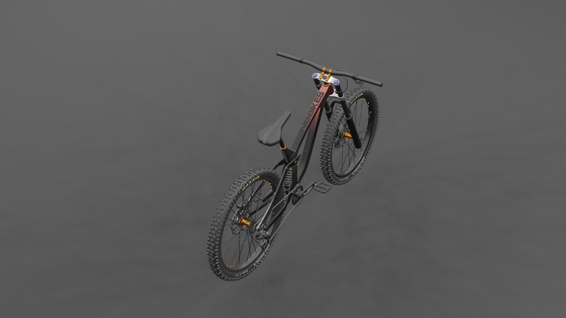 Moutain Bike 3D model_4
