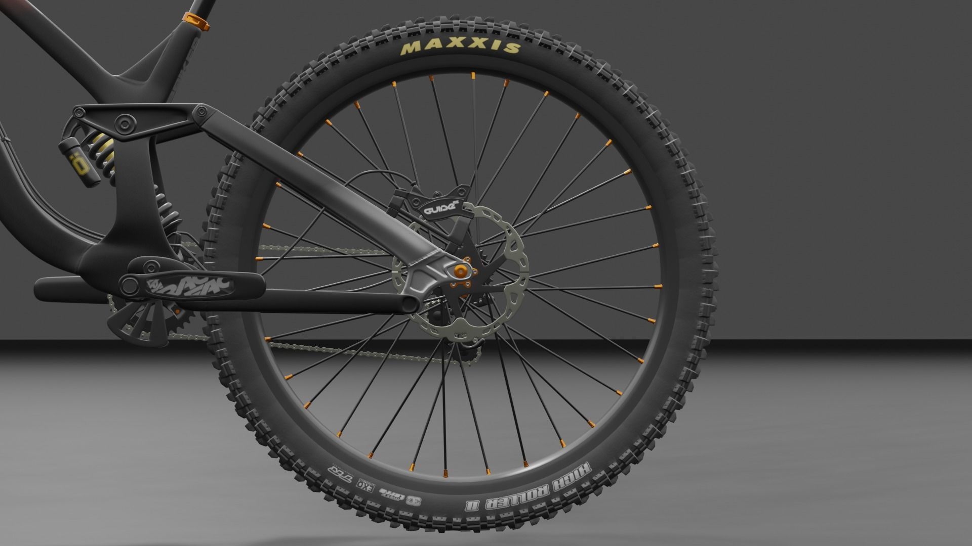Moutain Bike 3D model_11