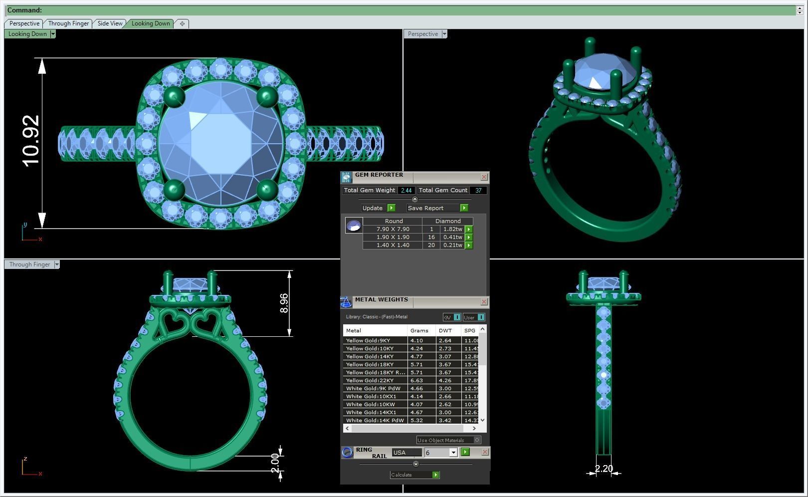 3D CAD NJ -924-Ring 3D print model_1