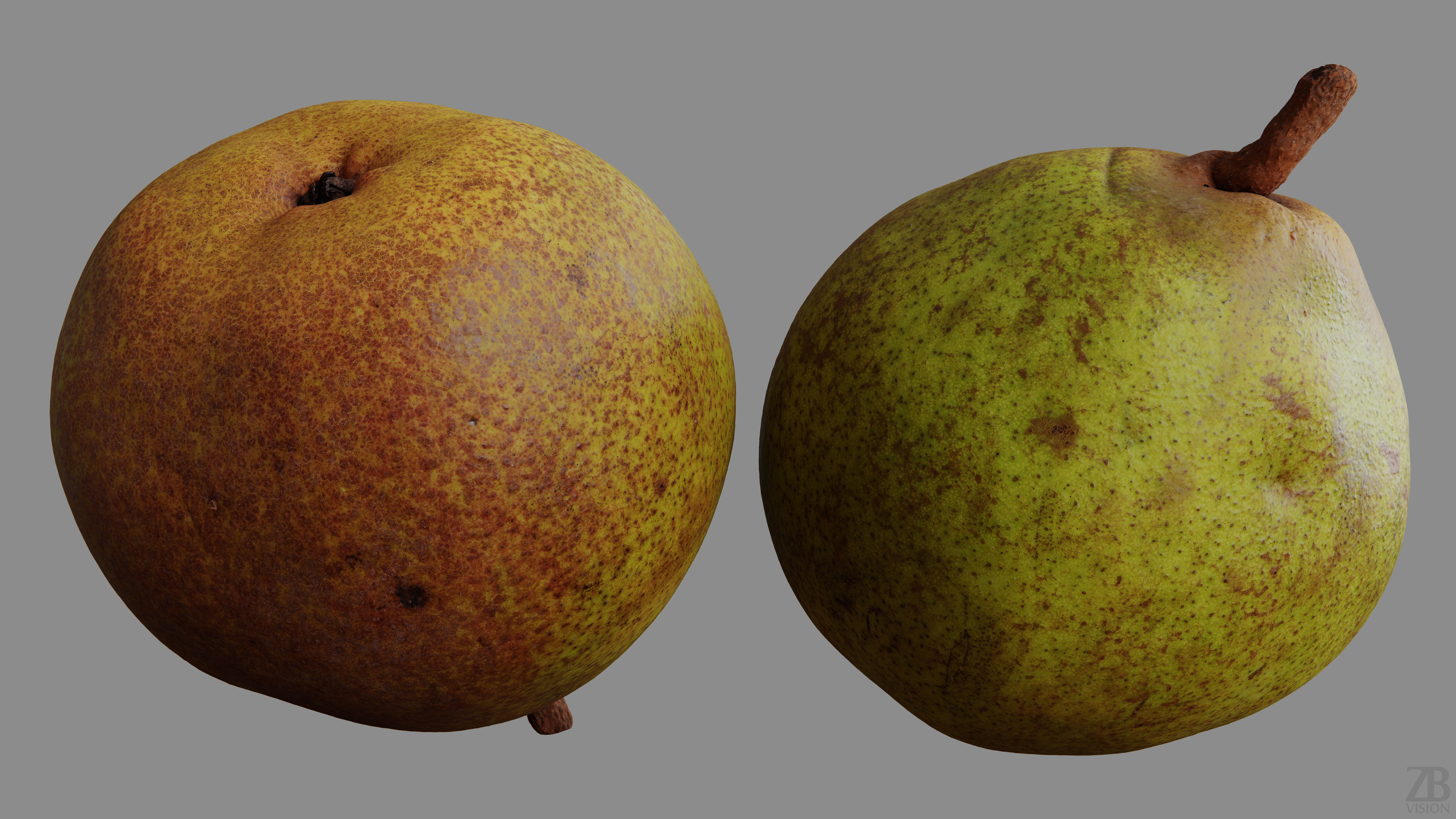 Pear 3D model_9
