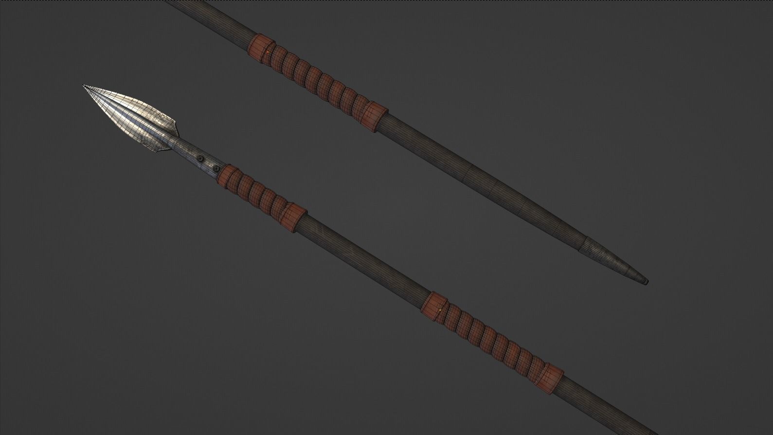 Medieval Weapon Pack Low-poly 3D model_3