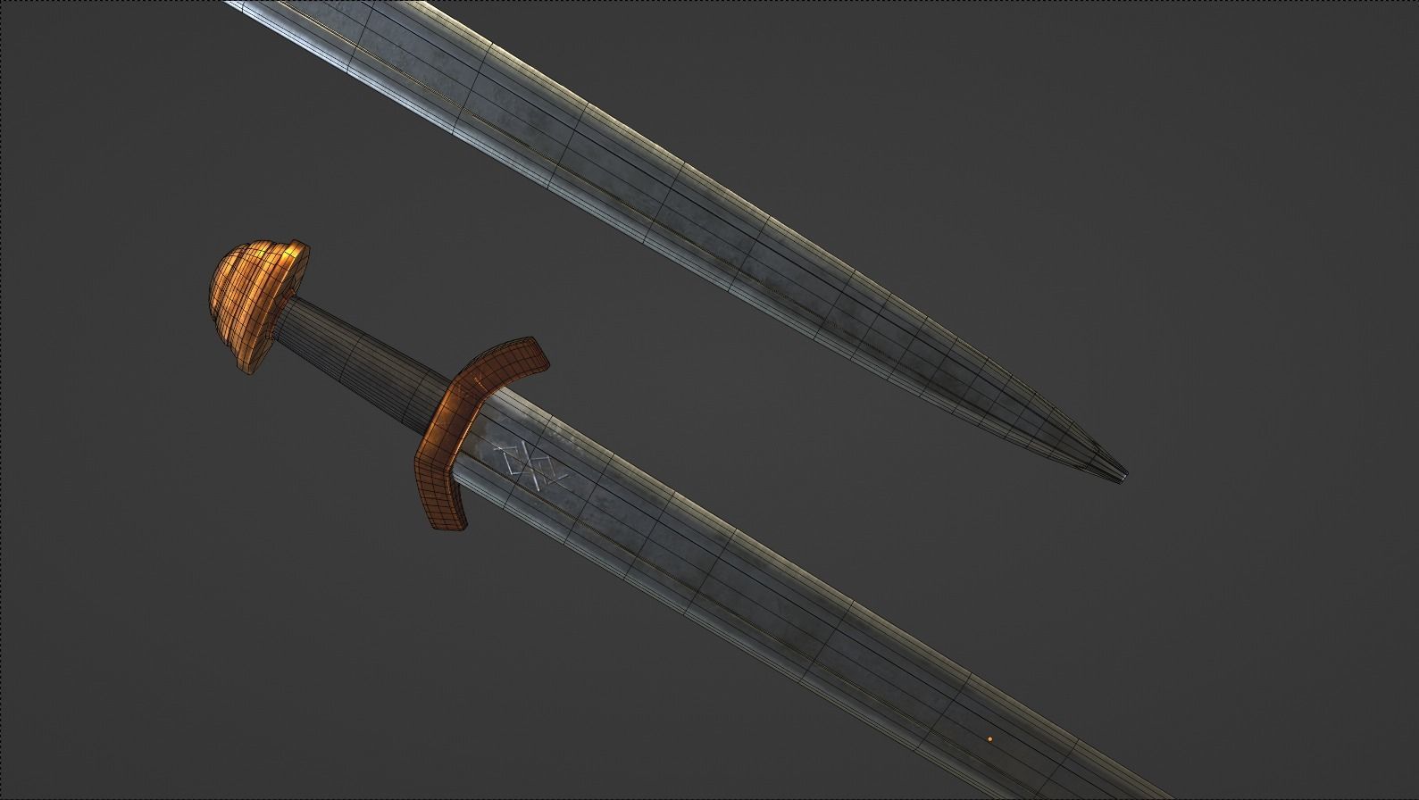 Medieval Weapon Pack Low-poly 3D model_8