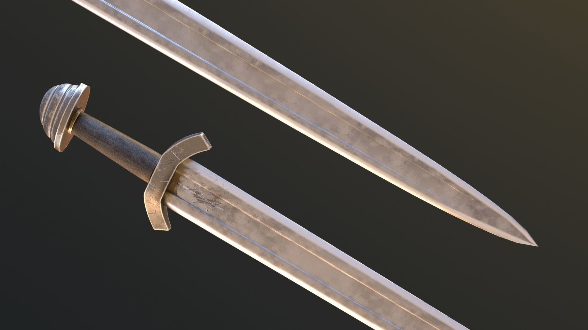 Medieval Weapon Pack Low-poly 3D model_6
