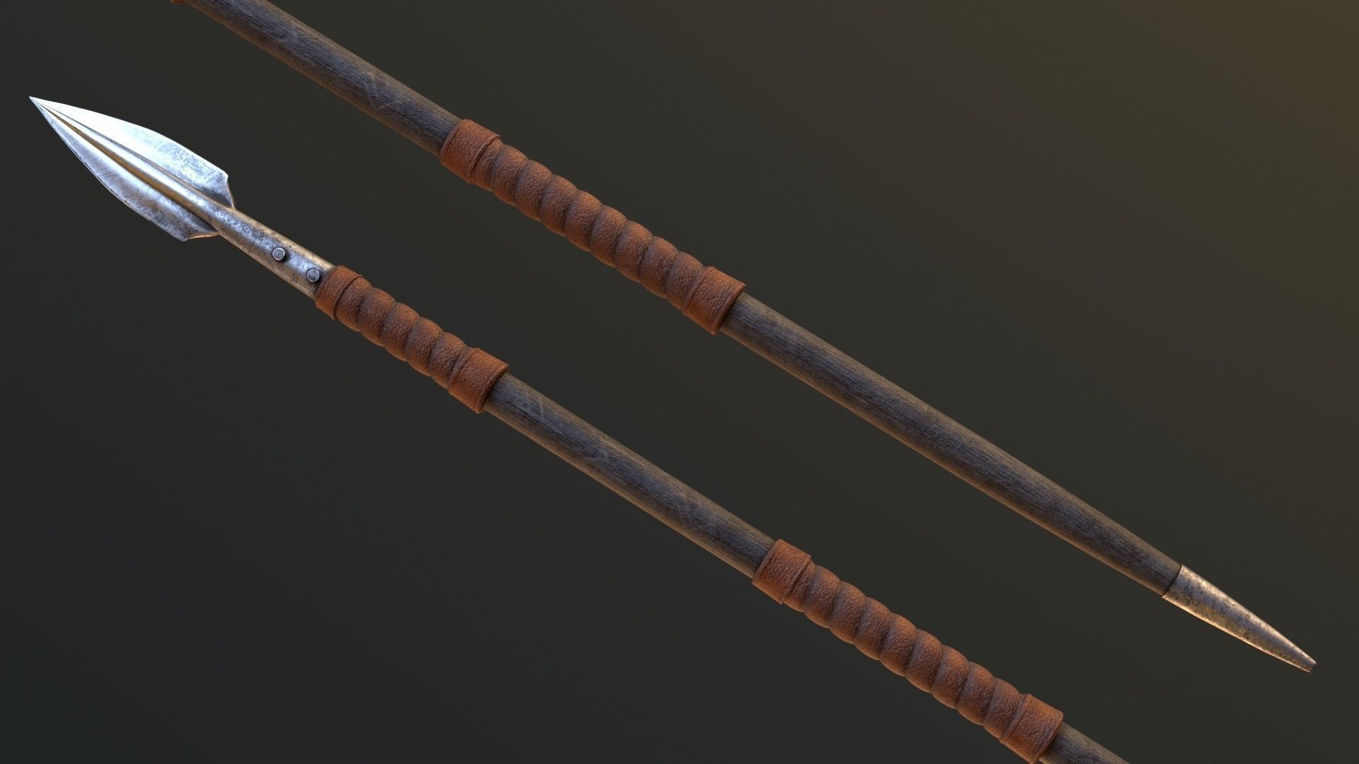 Medieval Weapon Pack Low-poly 3D model_2
