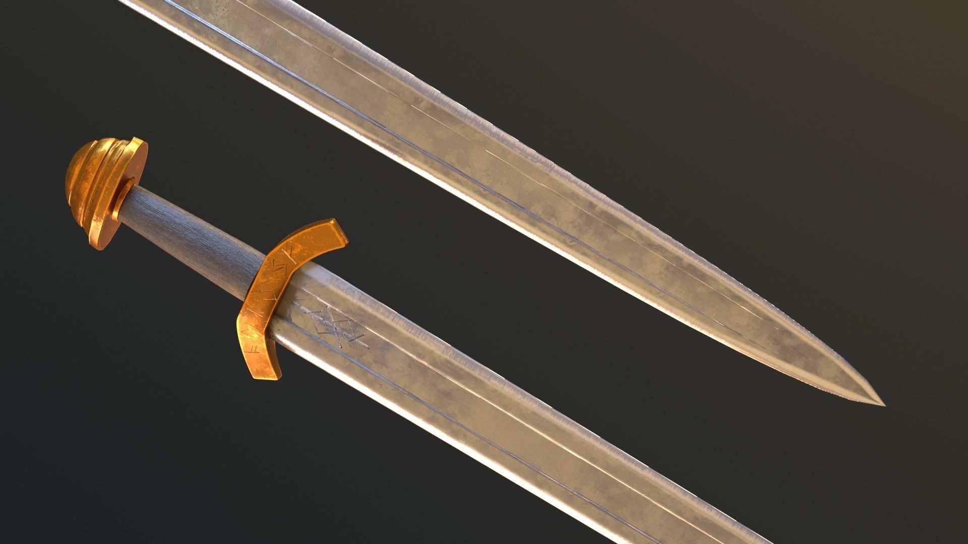 Medieval Weapon Pack Low-poly 3D model_7