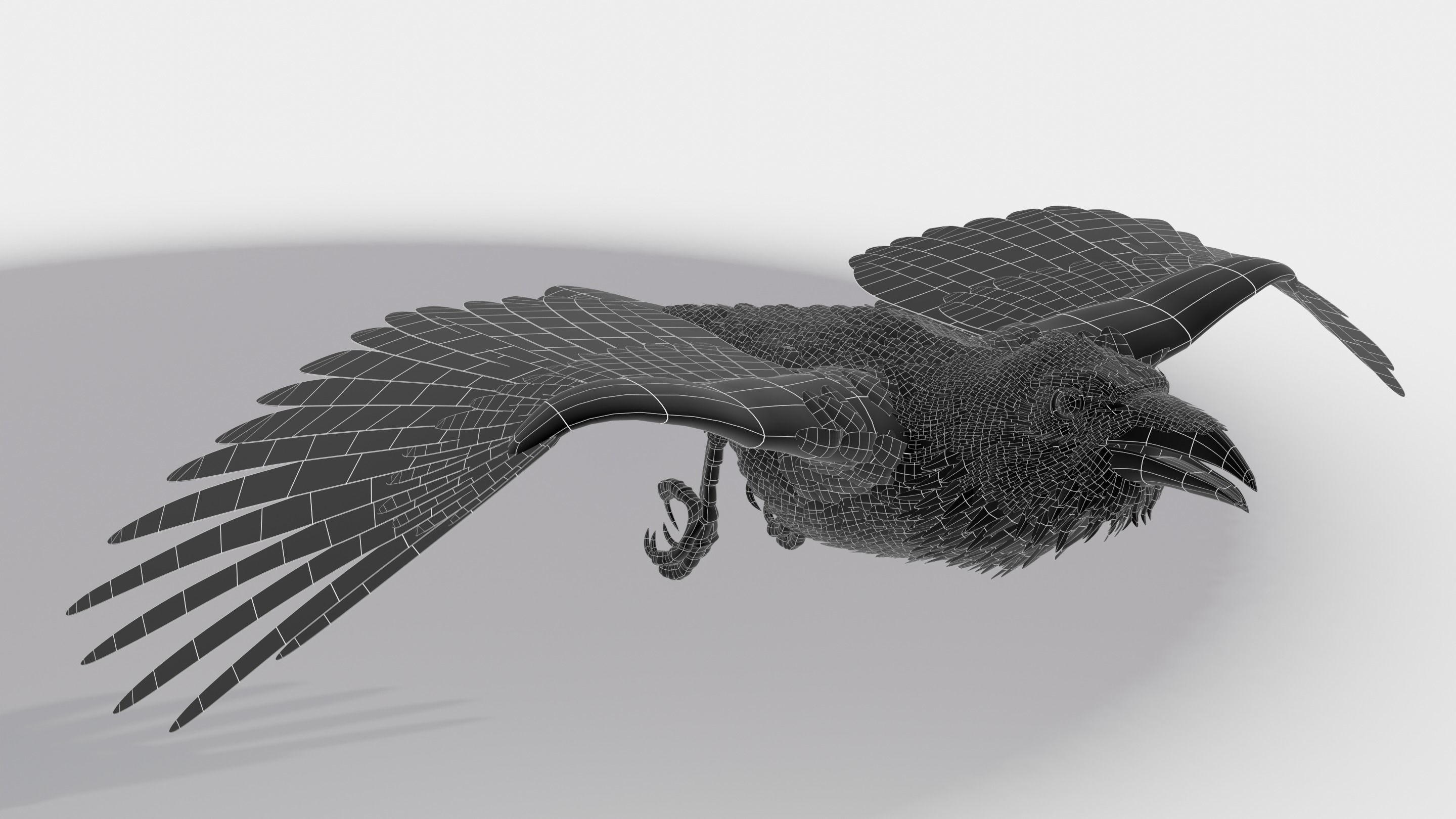 RAVEN - Blender 3D model_44