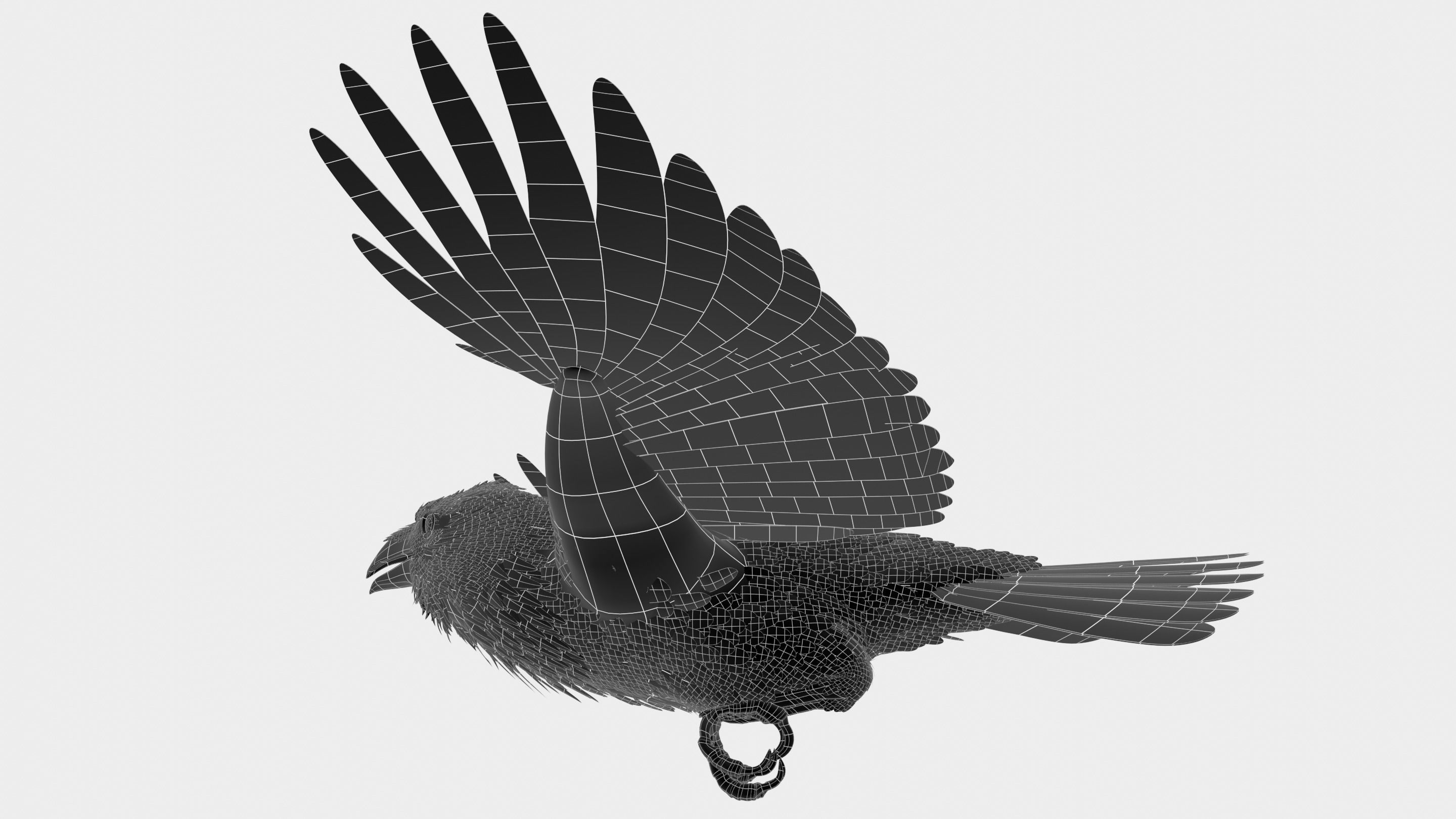 RAVEN - Blender 3D model_53