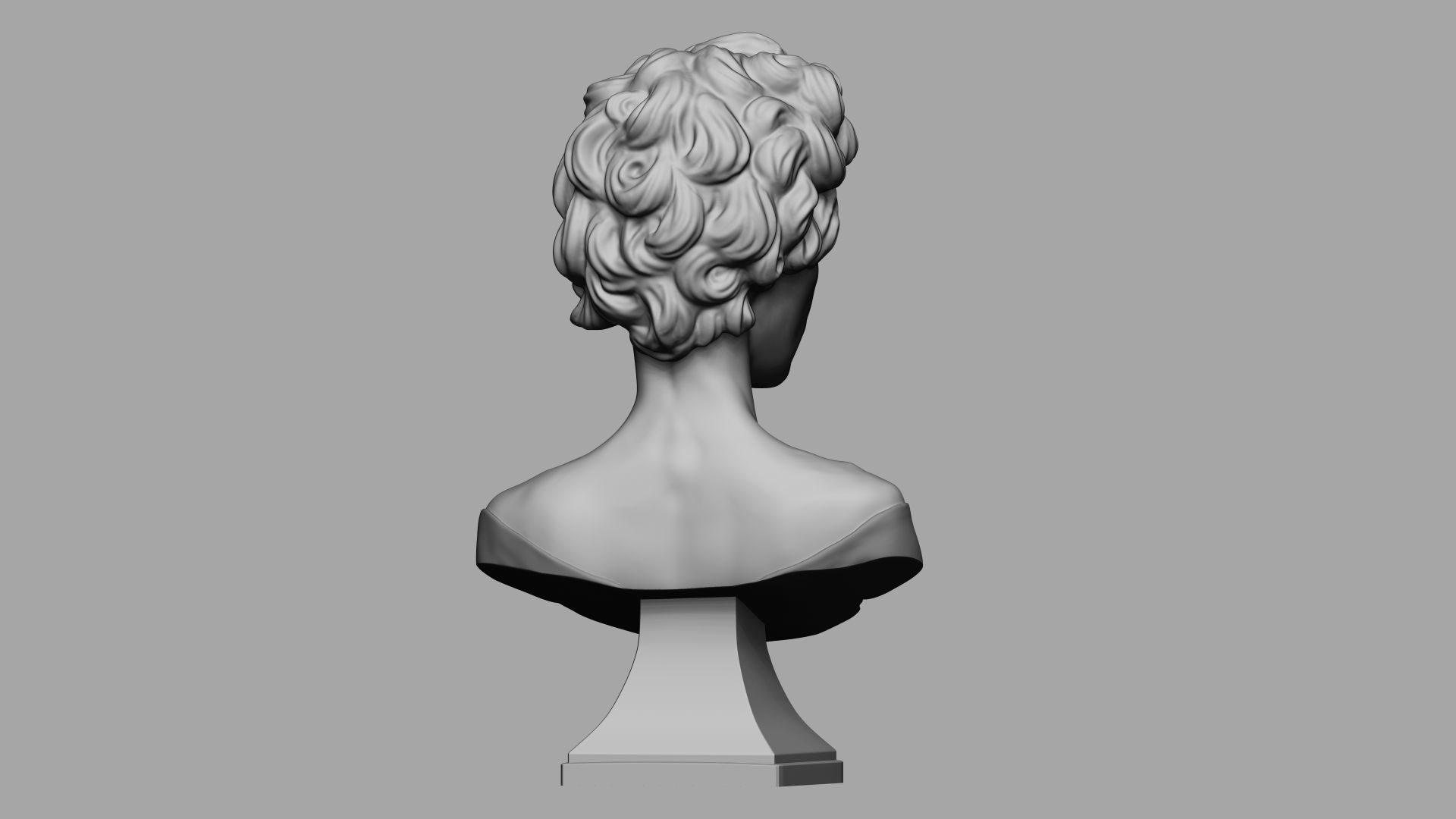 Female bust 006 3D print model_18