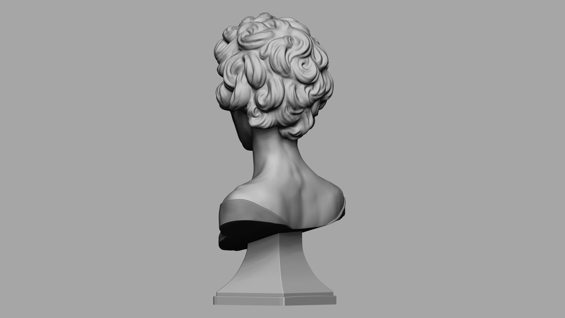Female bust 006 3D print model_15