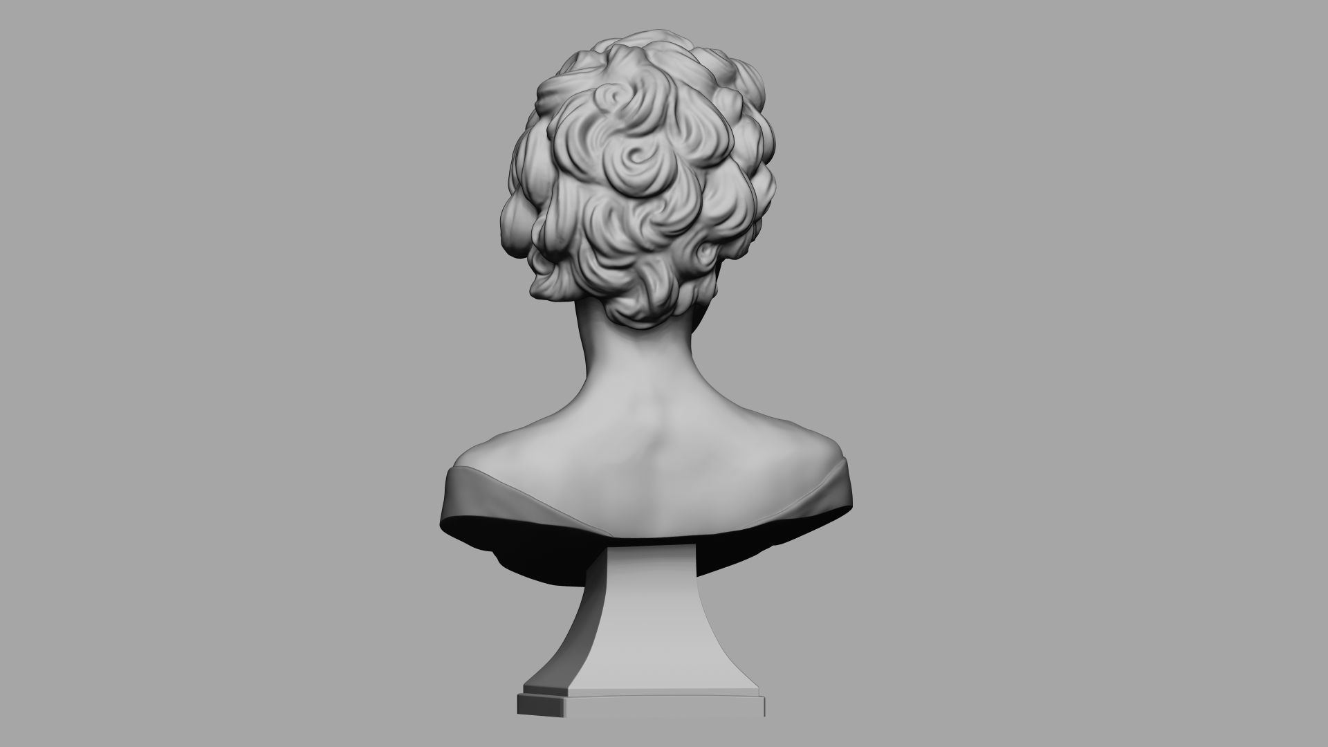 Female bust 006 3D print model_17