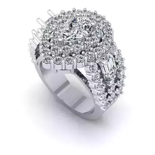 CAD-878-Ring 3D print model