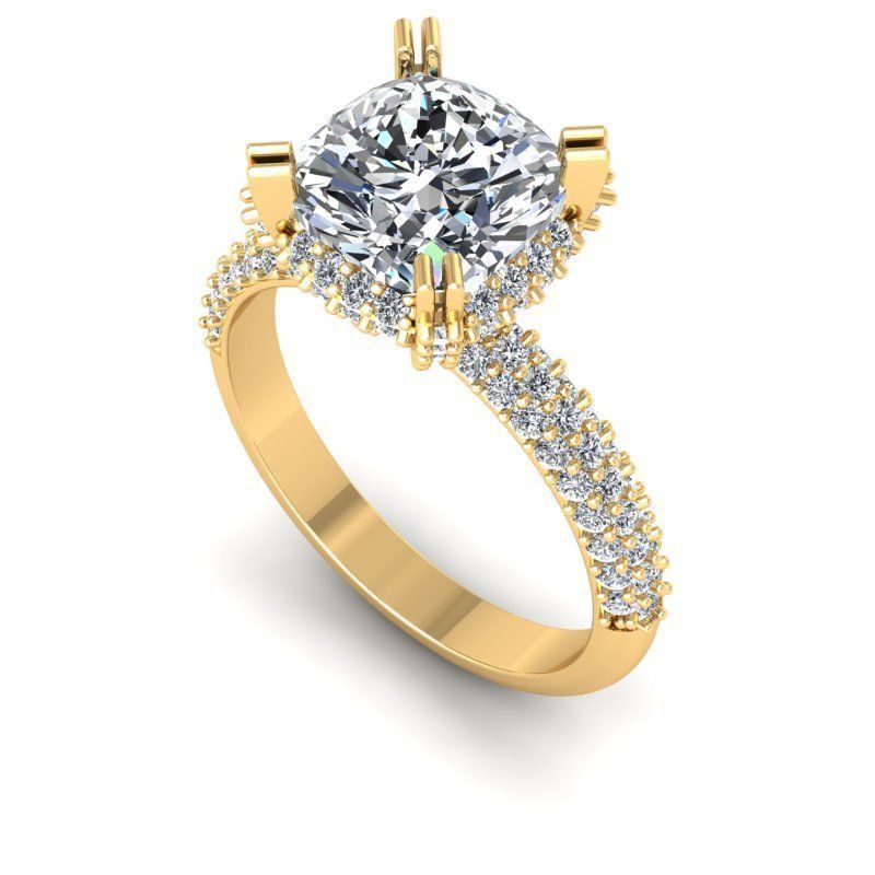 3D CAD NJ -818-Ring 3D print model_3