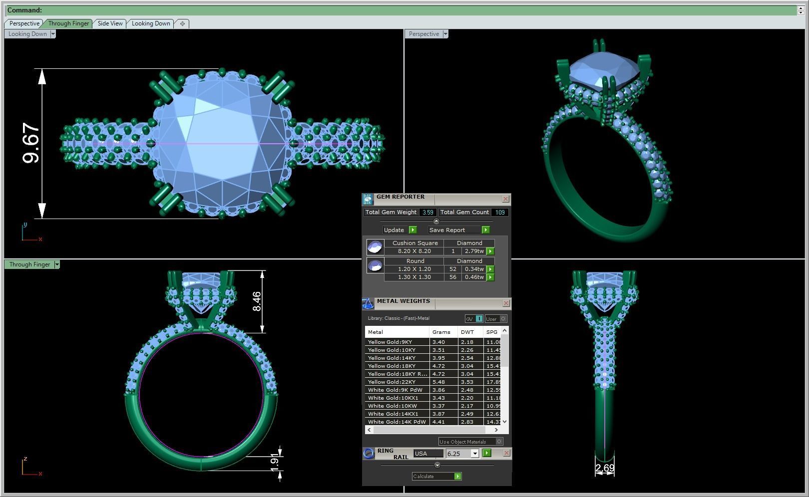 3D CAD NJ -818-Ring 3D print model_1