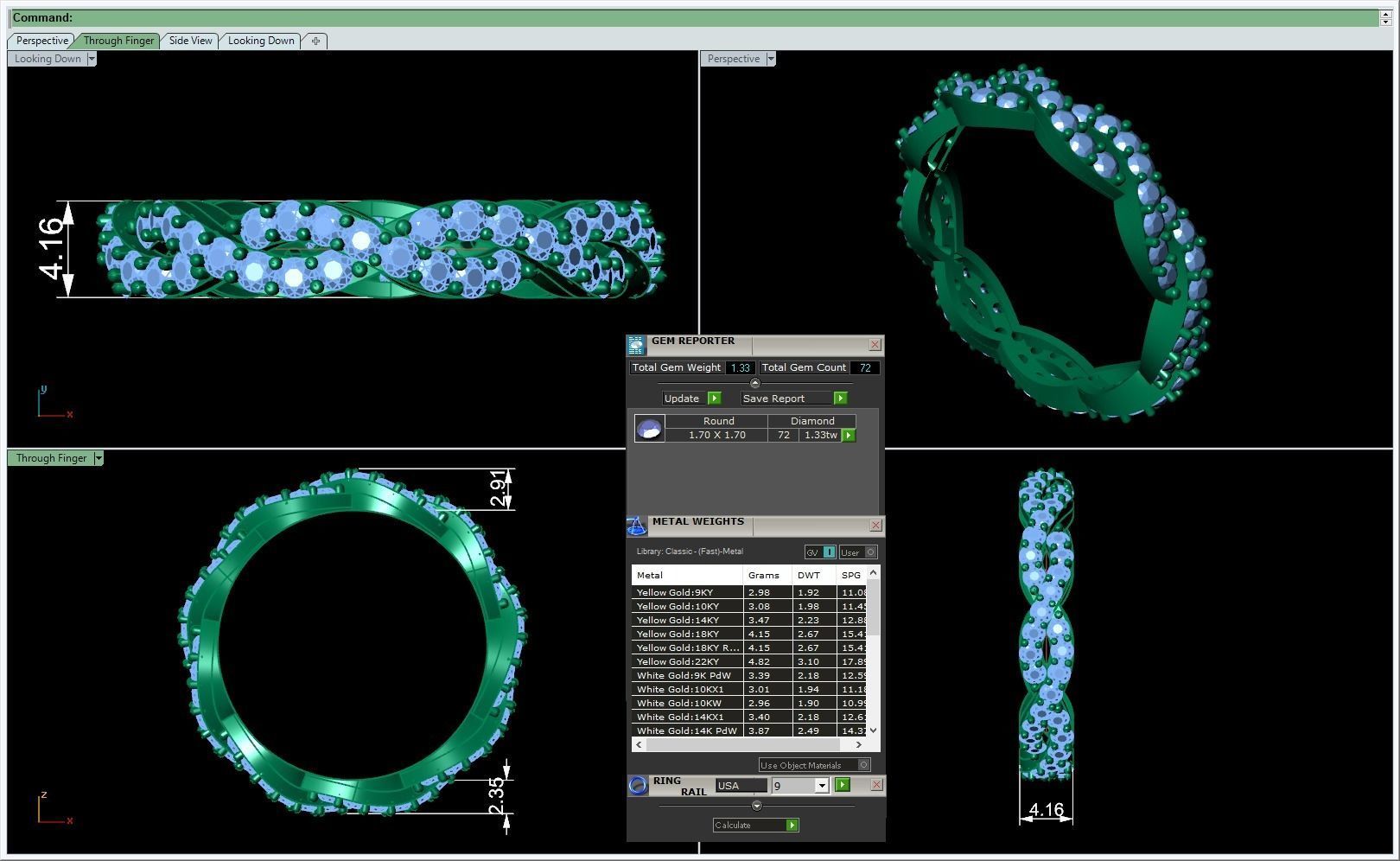 3D CAD NJ -814-Ring 3D print model_1