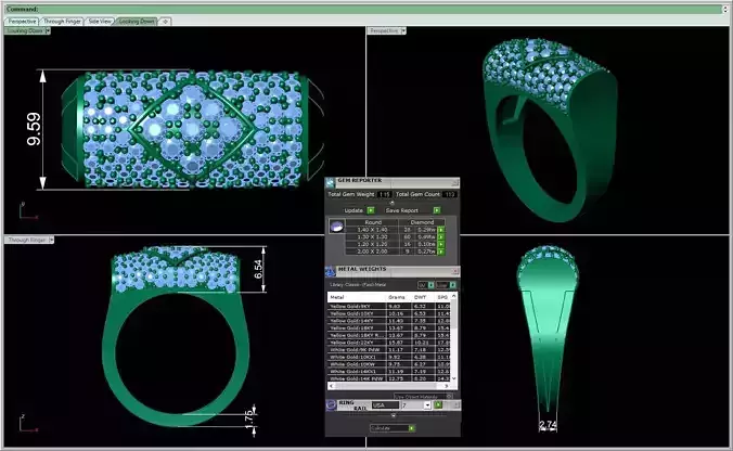 3D CAD NJ -806-Ring 3D print model