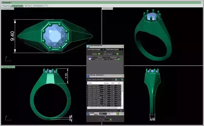 3D CAD NJ -800-Ring 3D print model