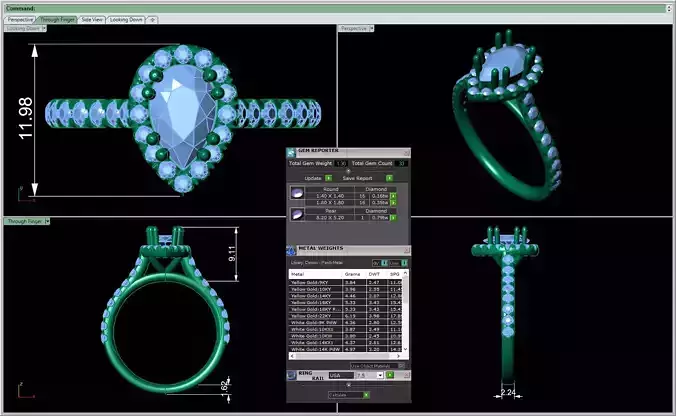 3D CAD NJ -799-Ring 3D print model