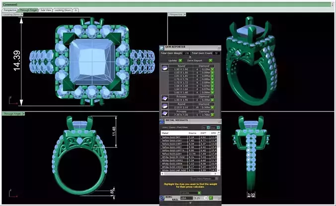 3D CAD NJ -797-Ring 3D print model