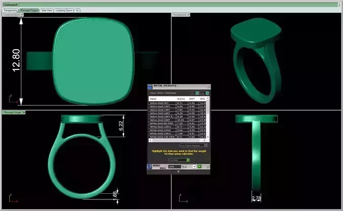 3D CAD NJ -790-Ring 3D print model