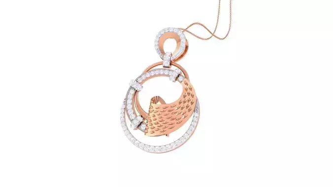 High Jewelry Pendant Earrings Set 3dm stl obj mtl gltf glb