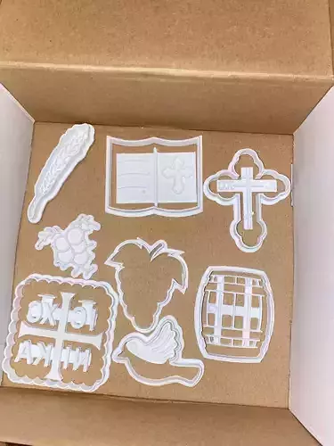 Cookie cutter set modli za slavski kolac 3D Print file digital  3D print model