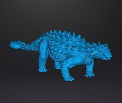 JP ANKYLOSAURUS REALISTIC FIGURE MINIATURE MODEL DINOSAUR ANIMAL 3D print model_5