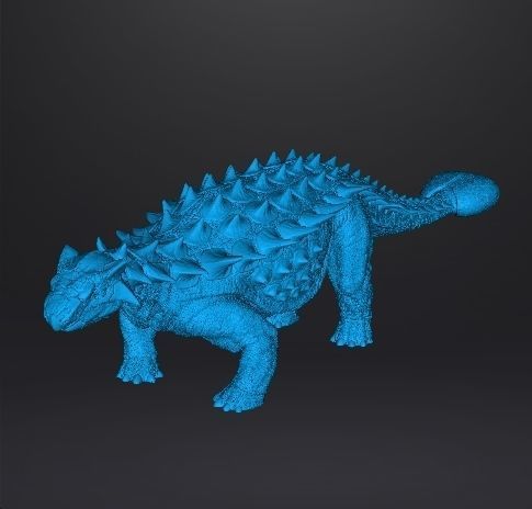 JP ANKYLOSAURUS REALISTIC FIGURE MINIATURE MODEL DINOSAUR ANIMAL 3D print model_6