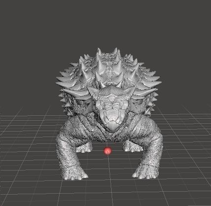 JP ANKYLOSAURUS REALISTIC FIGURE MINIATURE MODEL DINOSAUR ANIMAL 3D print model_1