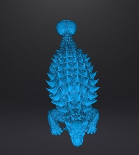 JP ANKYLOSAURUS REALISTIC FIGURE MINIATURE MODEL DINOSAUR ANIMAL 3D print model_8