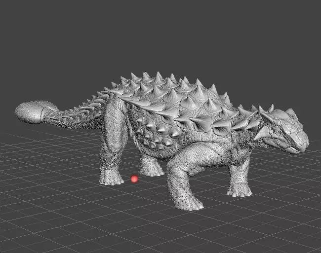 JP ANKYLOSAURUS REALISTIC FIGURE MINIATURE MODEL DINOSAUR ANIMAL 3D print model_0