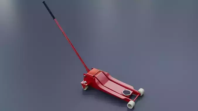 QUICK LIFT LOW PROFILE CAR TROLLEY JACK 3D model