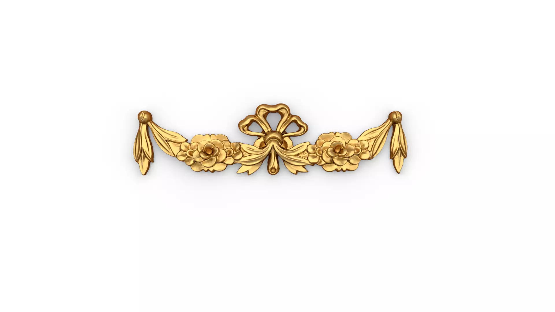 Classic carved decor ornament 402 3D model_0