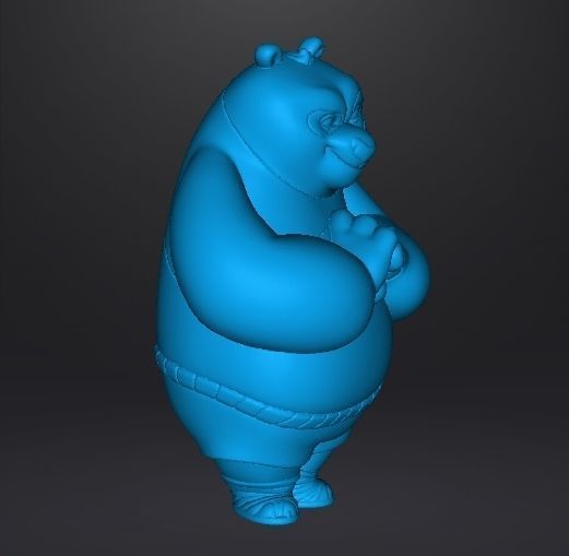 KUNG FU PANDA PO VINTAGE FIGURE MODEL TOY FOR KIDS PRINTABLE 3D print model_8