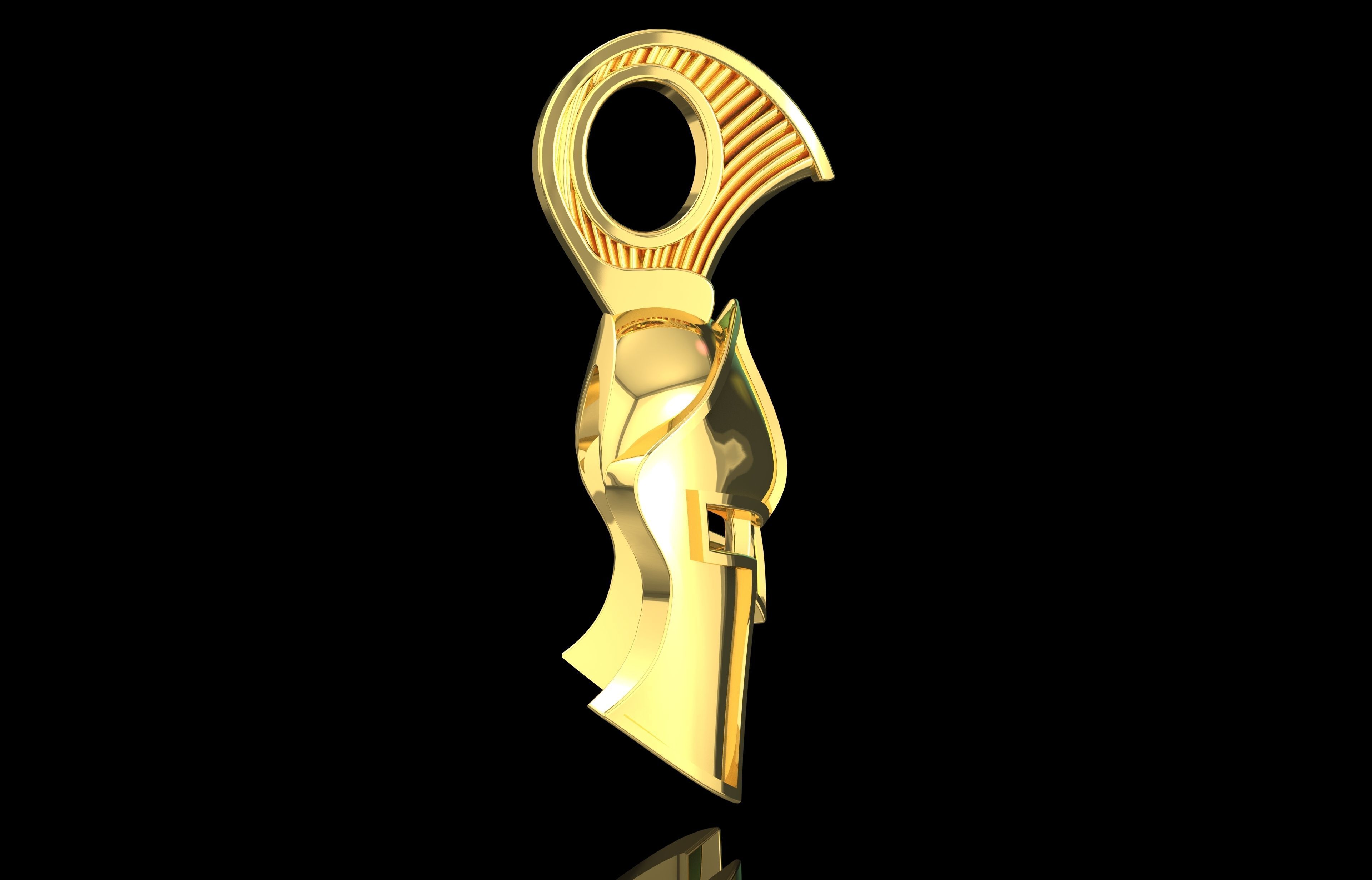 Spartan Hemlet Number 18 3D print model_16