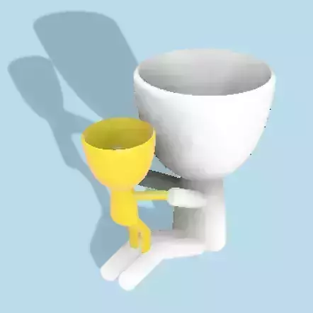 Robert Planter Mom  3D Printable Separated Parts