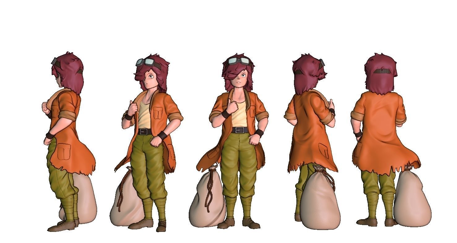 Lynn Bart Fist of the North Star Hokuto No Ken Ken il Guerriero 3D print model_8