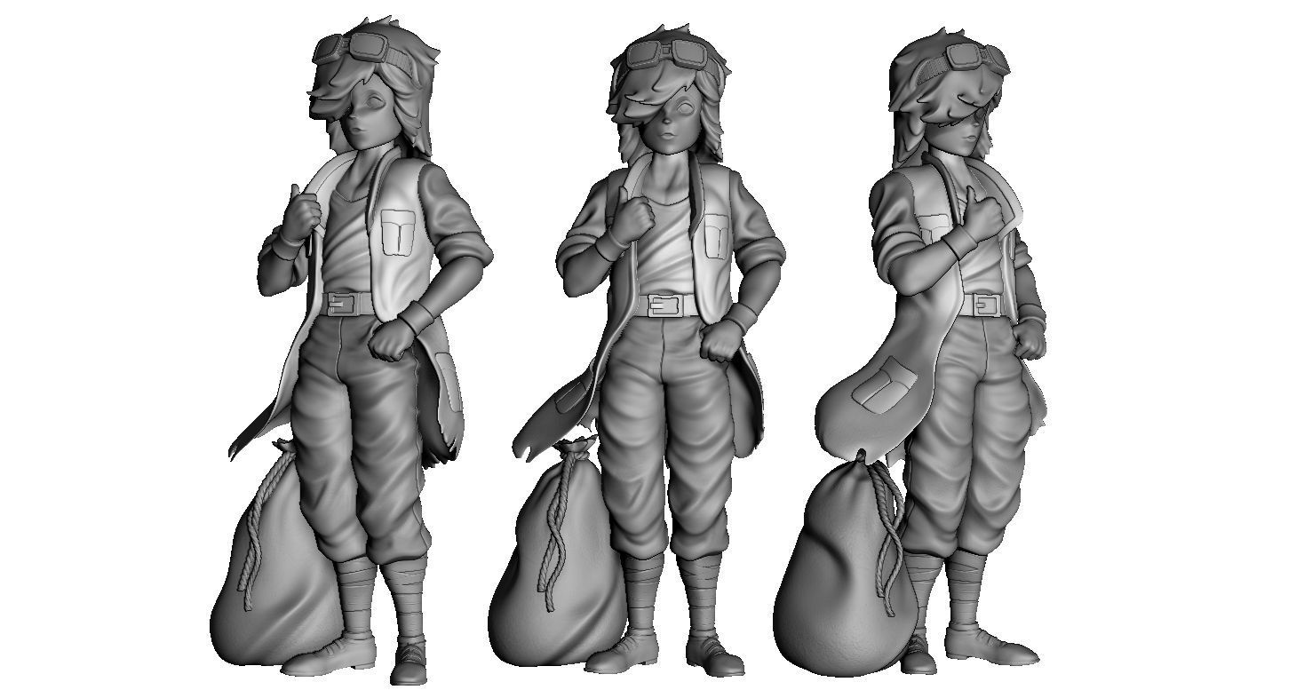 Lynn Bart Fist of the North Star Hokuto No Ken Ken il Guerriero 3D print model_17