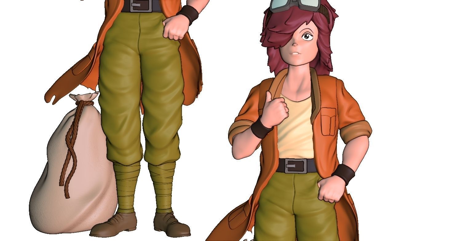 Lynn Bart Fist of the North Star Hokuto No Ken Ken il Guerriero 3D print model_7