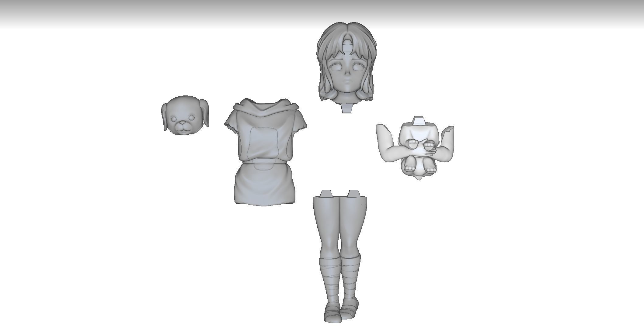 Lynn Bart Fist of the North Star Hokuto No Ken Ken il Guerriero 3D print model_19