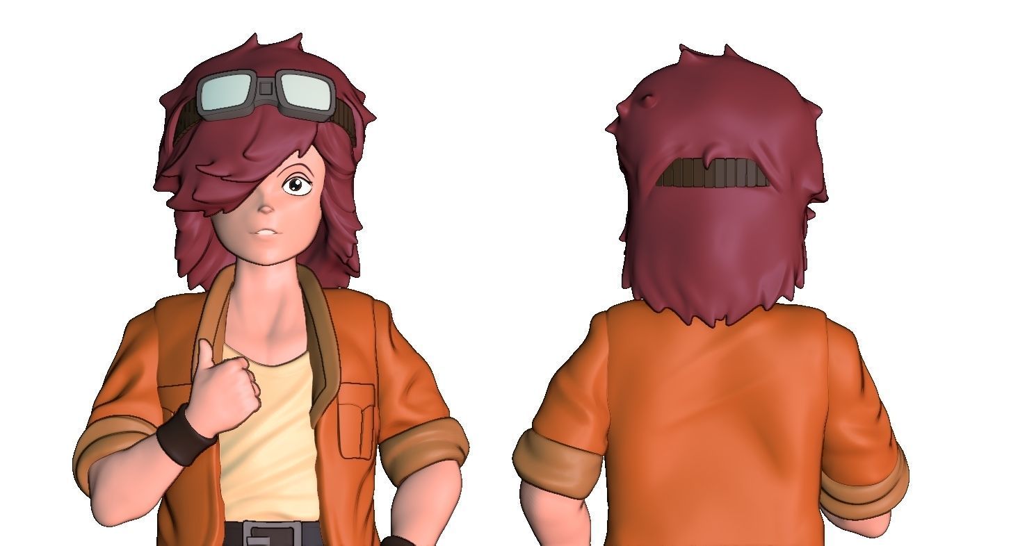 Lynn Bart Fist of the North Star Hokuto No Ken Ken il Guerriero 3D print model_3