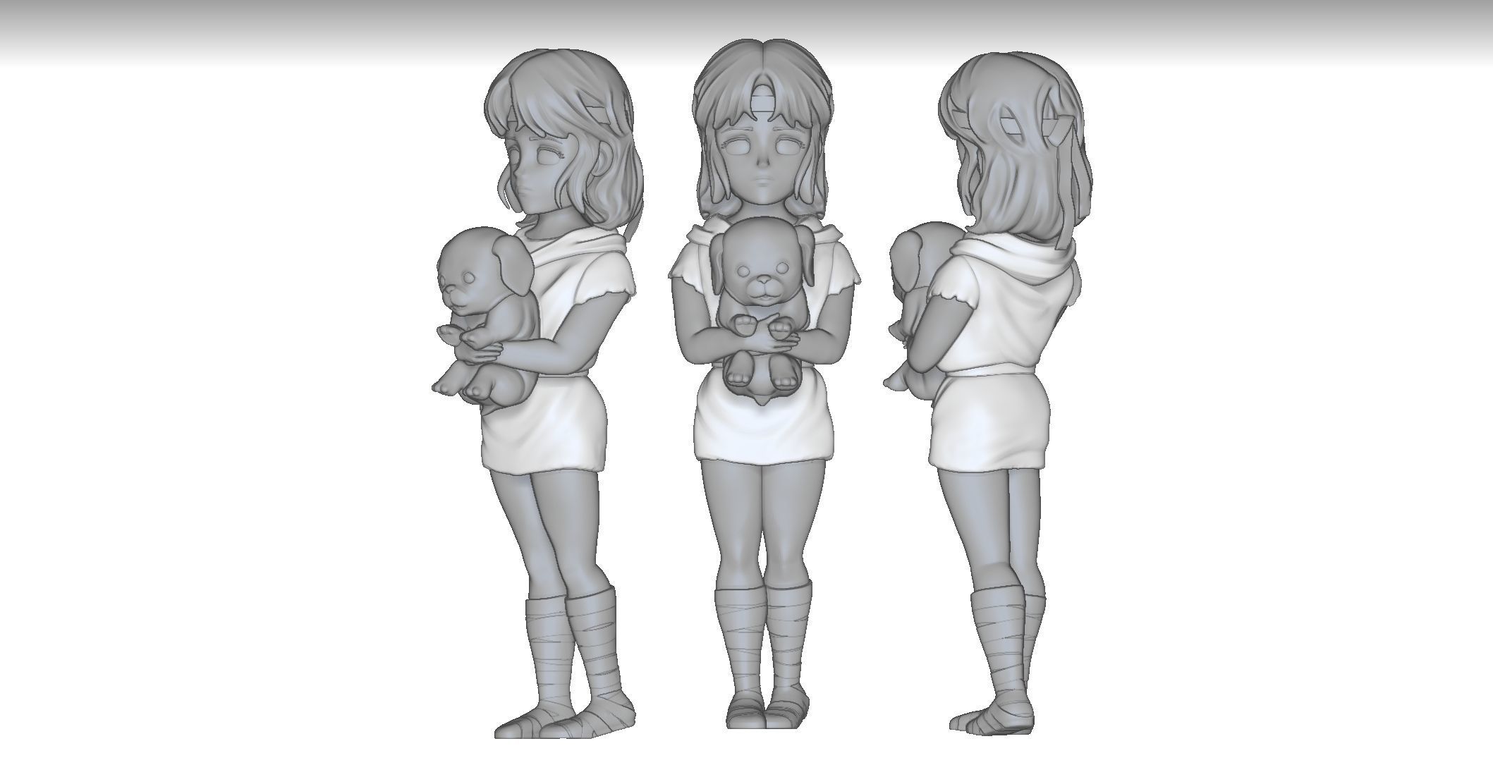 Lynn Bart Fist of the North Star Hokuto No Ken Ken il Guerriero 3D print model_16