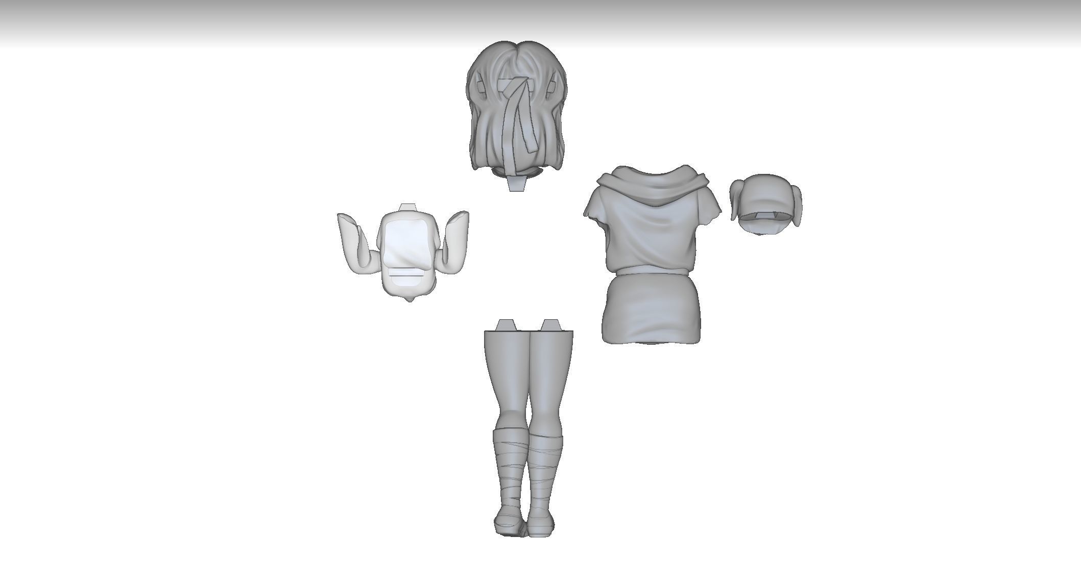 Lynn Bart Fist of the North Star Hokuto No Ken Ken il Guerriero 3D print model_20