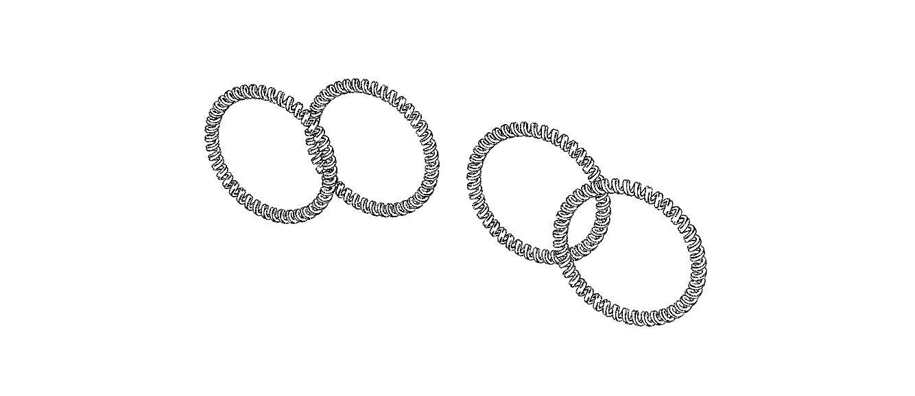 Elastic Coil Plastic Wristbands 3D print model_10