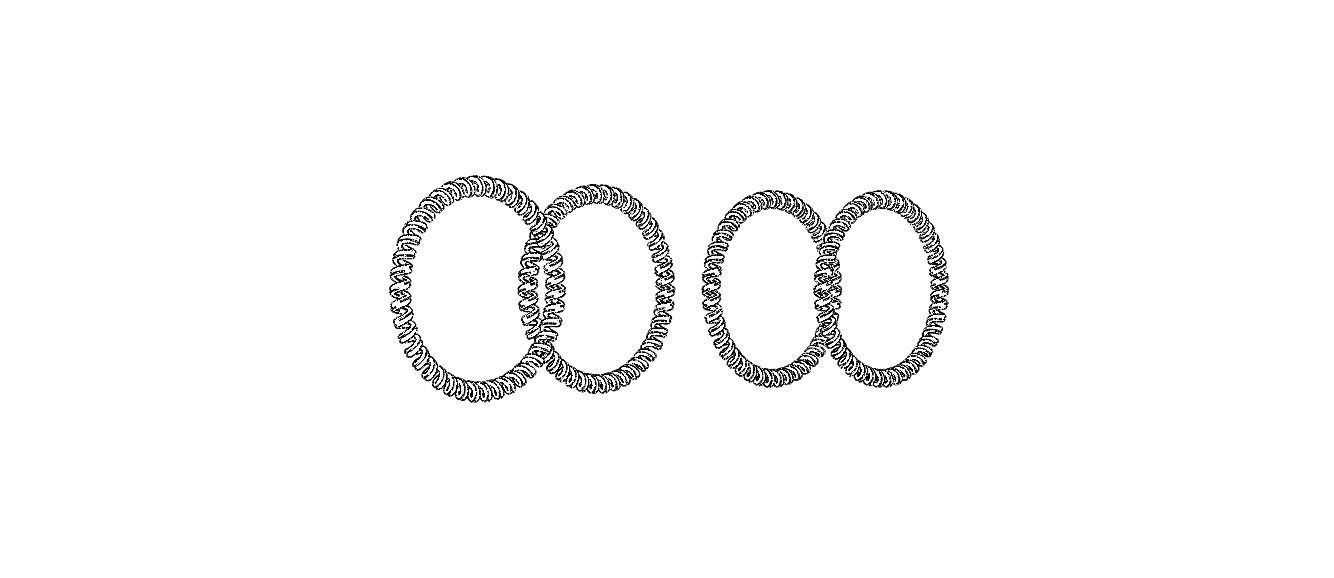 Elastic Coil Plastic Wristbands 3D print model_34