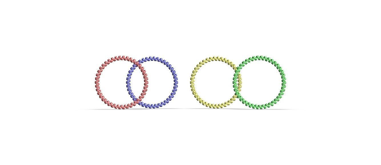 Elastic Coil Plastic Wristbands 3D print model_25