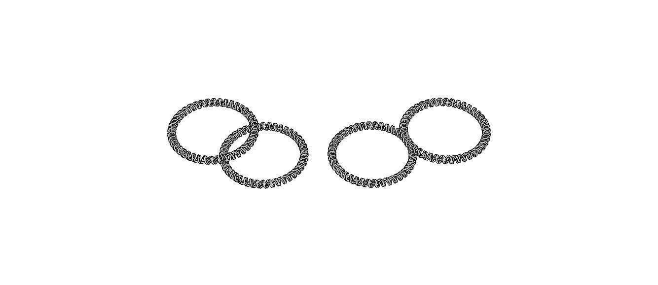 Elastic Coil Plastic Wristbands 3D print model_27