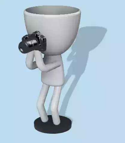 Robert Planter Photographer  3D Printable Model