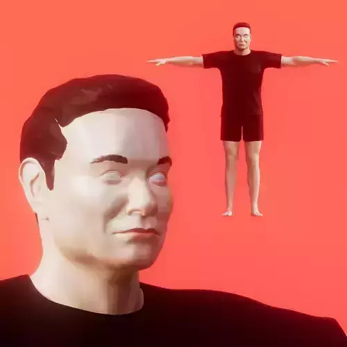 3D Elon Musk Model