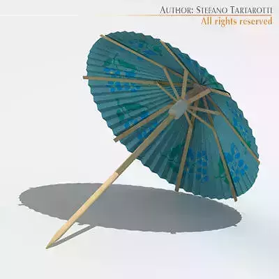 Umbrella drinks 3D model