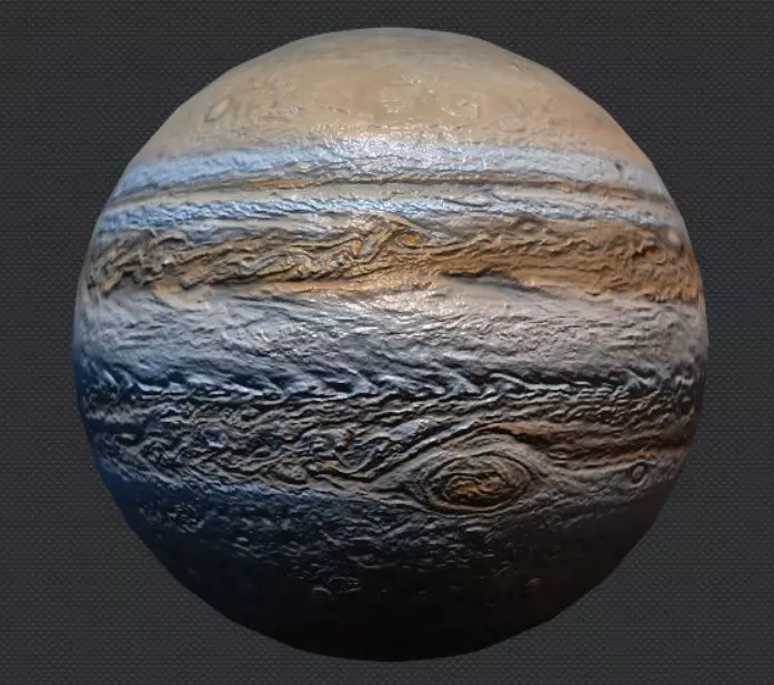 Jupitar Planet 8K 3D model_0